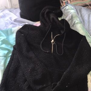 Black hoodie